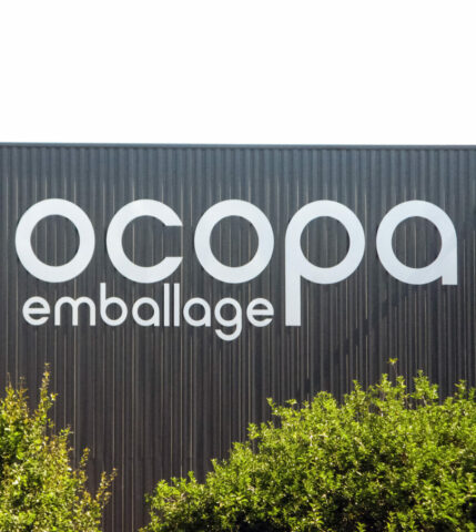 Logo en aluminium composite