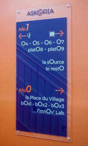 Panneau plexiglass